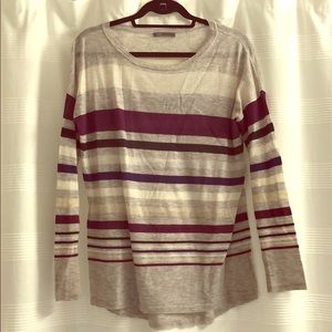Vince Cashmere Striped Sweater